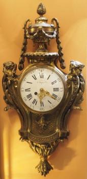 Zlacené bronzové nástìnné hodiny